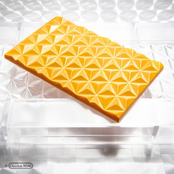MOULE À CHOCOLAT TABLETTE AVEC UNE MOTIF EN ÉTOILES