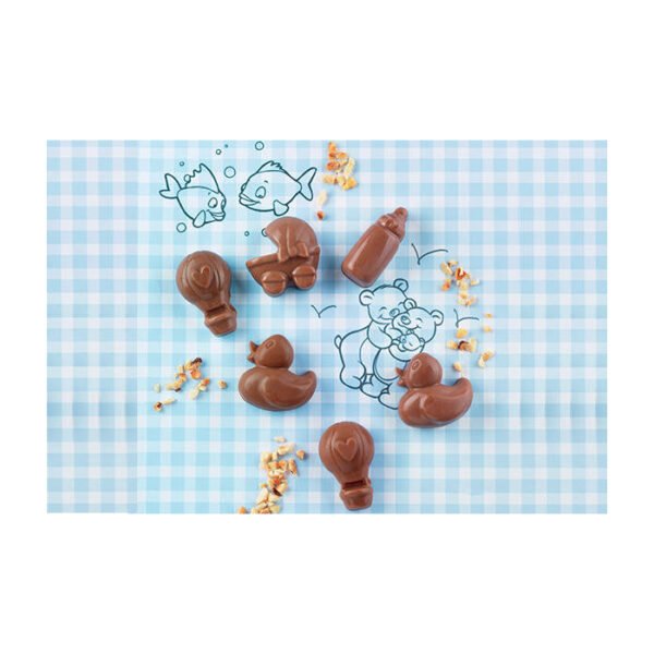 SCG31 CHOCO BABY - MOULE EN SILICONE 35X32 H 15 MM