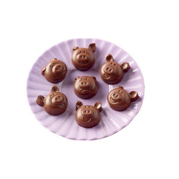 SCG35 CHOCO COCHON - MOULE EN SILICONE 31X29 MM