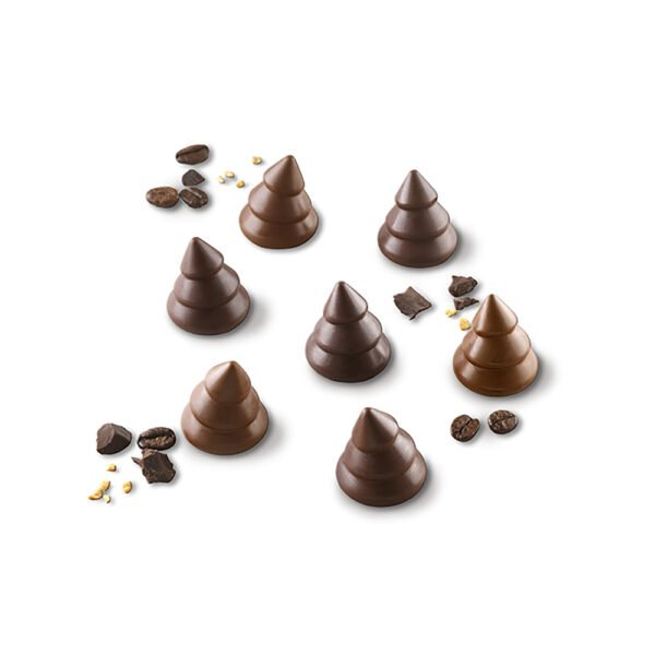 SCG054 3D-STAMPO IN SILICONE15 CHOCO