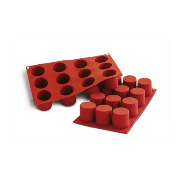 SF098 - MOULE EN SILICONE N. 12 CYLINDRES