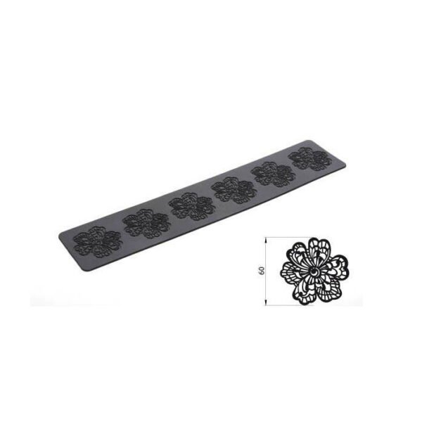 TRD03 FLOWER - 3 TAPIS EN SILICONE 80X400 H 1 MM