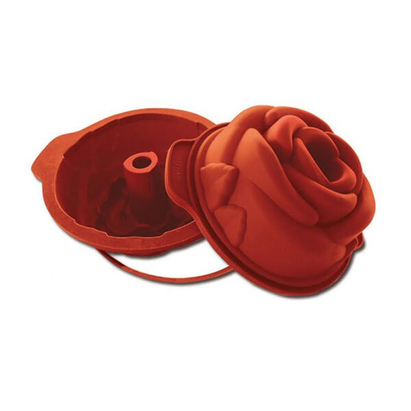 SFT315 - ROSE SILICONE MOULD + SAFE RING ø180 MM H 85 MM