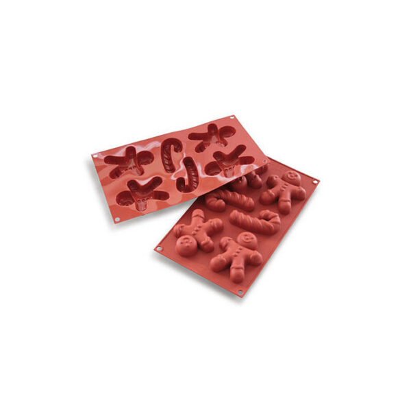 SF106 - MOULE EN SILICONE N. 4 BONHOMME EN PAIN DÉPICE