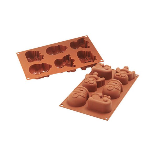 SF137 - MOULE EN SILICONE N. 6 NOEL SYMPA