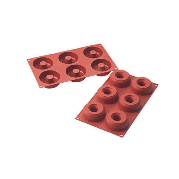 MOULE EN SILICONE N 6.DONUTS