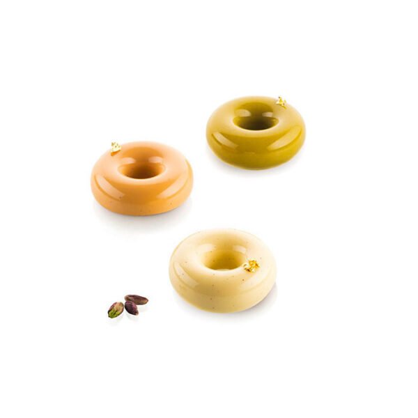 DONUTS GOURMAND 80 - MOULE EN SILICONE 72H27MM