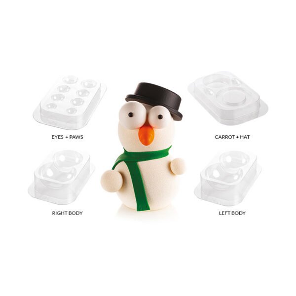 KIT MR SNOW-SET4 TERMOFORMATI PER CIOCCOLATO