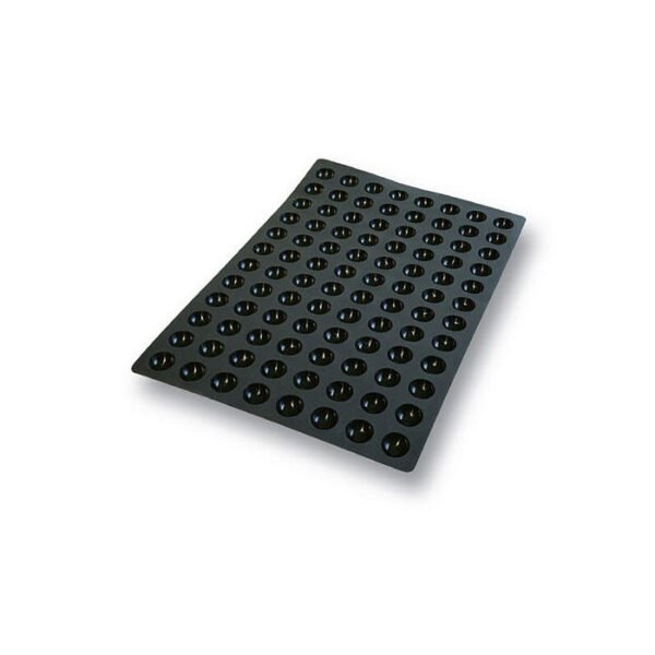 SQ015 - MOULE EN SILICONE N. 96 MINI DEMI-SPHERE 35 MM H 17,5 MM