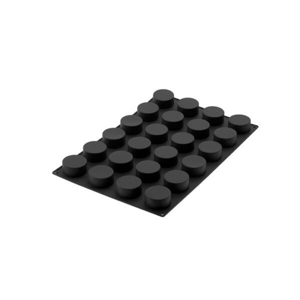 SQ060 -MOULE EN SILICONE N. 24 CYLINDERS 70 H 35 MM