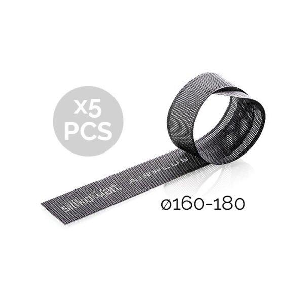 BANDES AIRPLUS - SET 5 PCS MICRO PERFORE 160-180MM NOIR