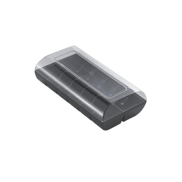 BOÎTE À 12 MACARONS EN PLASTIQUE BLACK