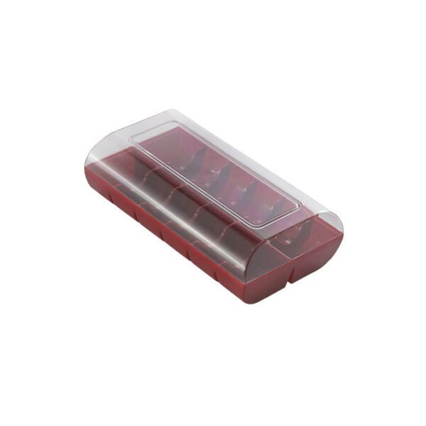 MACADO 12 - BOITE A 12 MACARONS EN PLASTIQUE RED