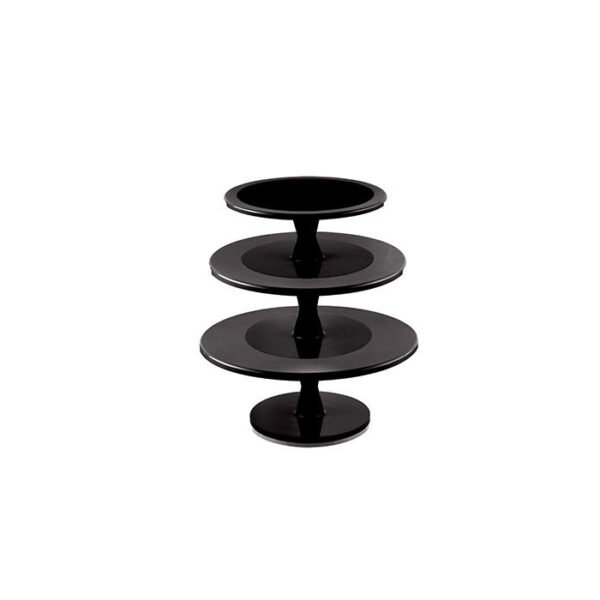 HULA UP BLACK XXL - SUPPORT A CAKE MULTI NIVEAUX 240 MM - 300 MM - 350 M