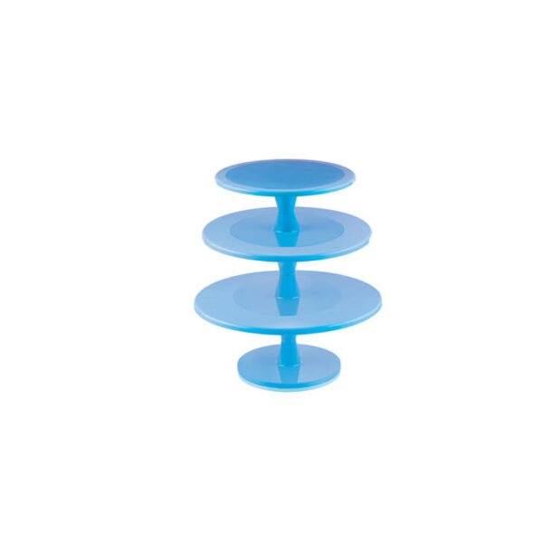HULA UP LIGHT BLUE XXL - SUPPORT A CAKE MULTI NIVEAUX 240 MM - 300 MM -