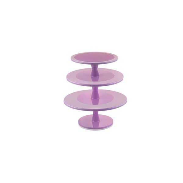HULA UP PINK XXL - SUPPORT A CAKE MULTI NIVEAUX 240 MM - 300 MM - 350 MM
