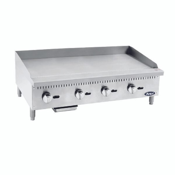 Plaque Grillade 1200mm Lisse à Gaz Posable - CUISIFRIOT