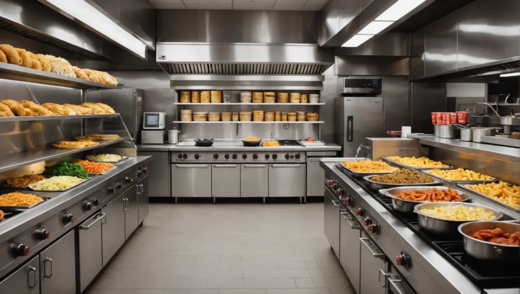 équipements pour snacks